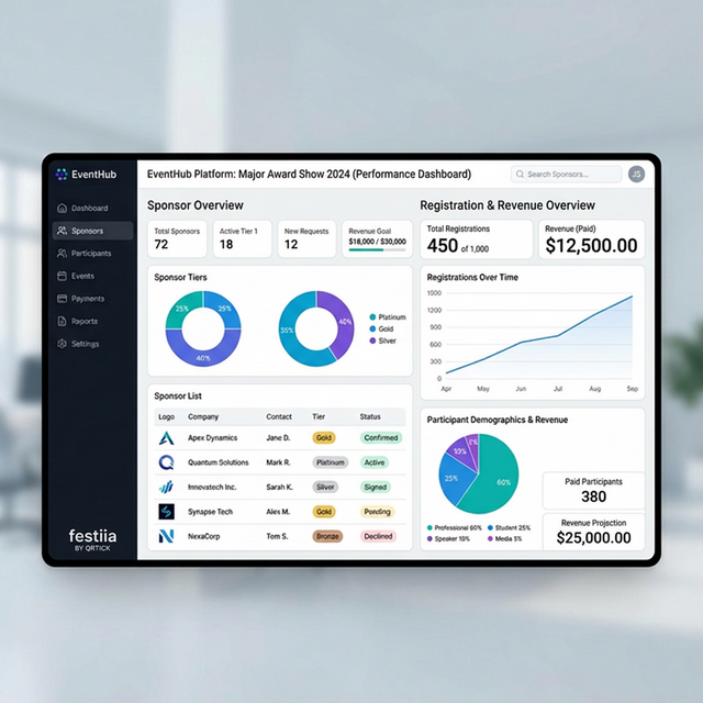 Festiia Dashboard